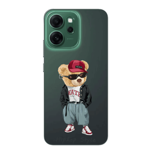 Oppo 14 F Hip hop style Transparent Silicone TPU Θήκη